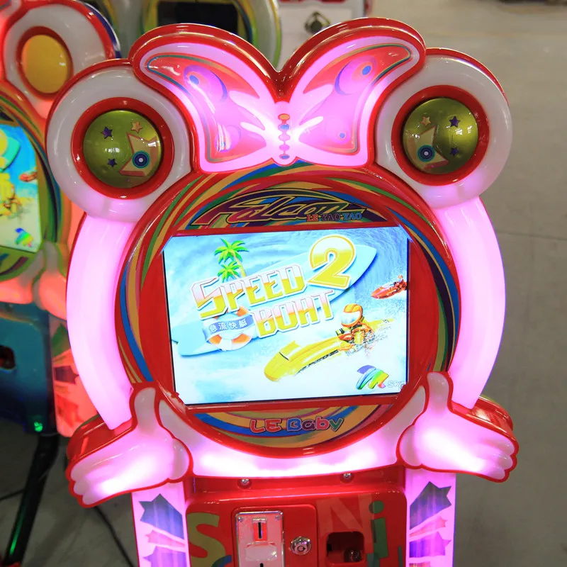 Coin operated children ride electric swing happy yacht games equipment simulator kids amusement arcade game boat machines