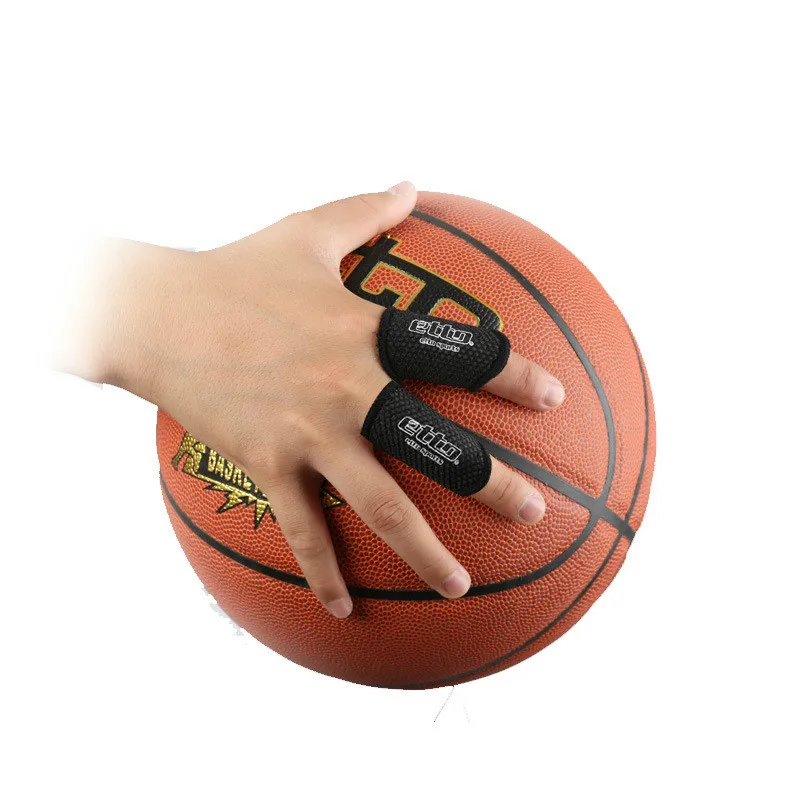 Etto Brand Sports Finger Splint Guard Finger Protector Sleeve Support Basketball Sports Aid