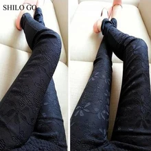 Женские леггинсы плюс Размер 7XL черный худой тонкий Elatsic карандаш леггинсы на молнии Высокая талия кружева вышитые леггинсы Femme