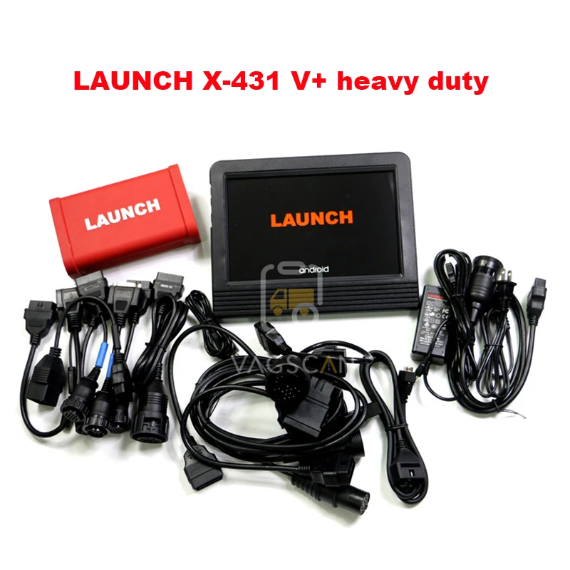 Launch X431 HD диагностический инструмент Поддержка 24V грузовик X-431 V+ 10 дюймов сверхмощный авто сканер
