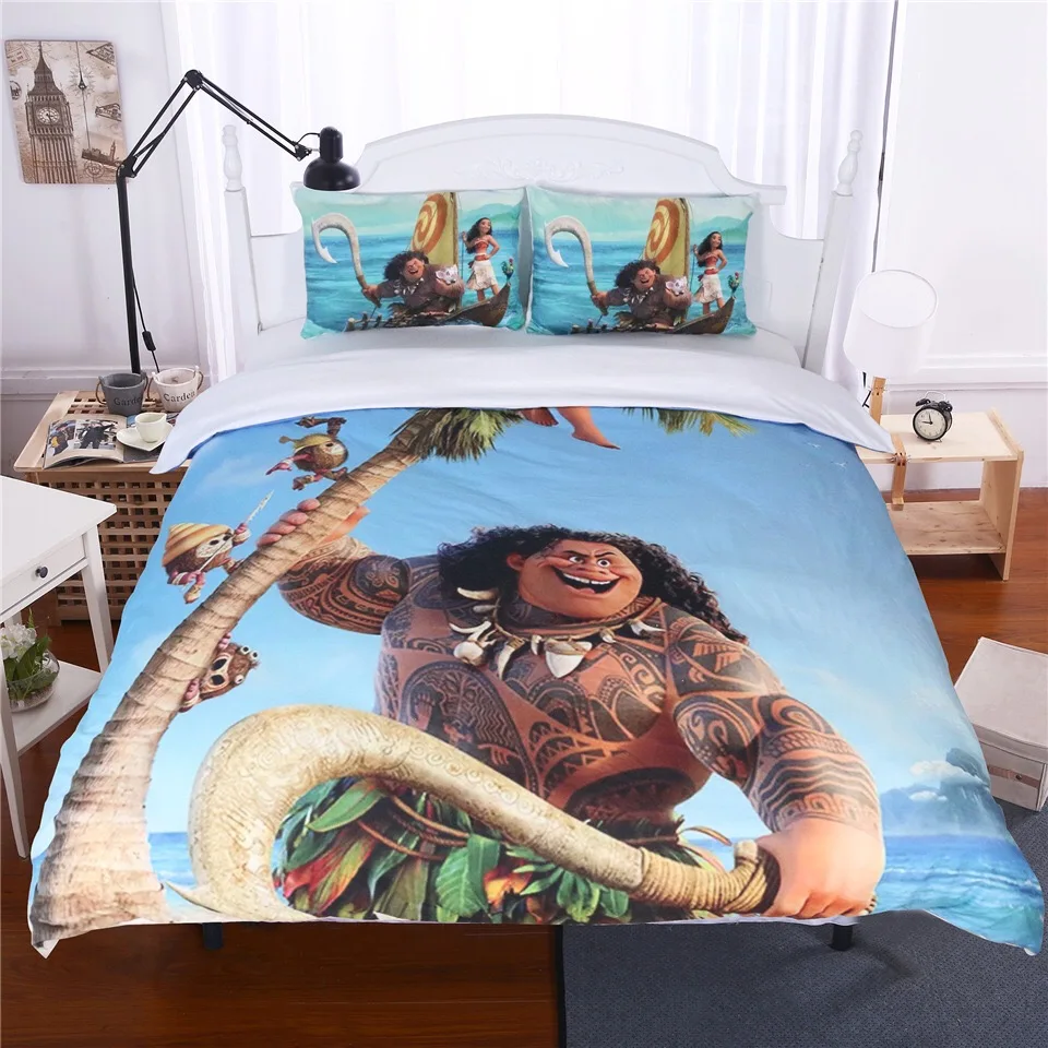 Crazy Guys 3D Reactive Printing Bedding Set Twin Full Queen King Size