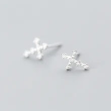 MloveAcc 925 пробы серебро модные серьги-гвоздики с AAA циркония Push-сзади застежка серьги для Для женщин девушки ювелирные изделия