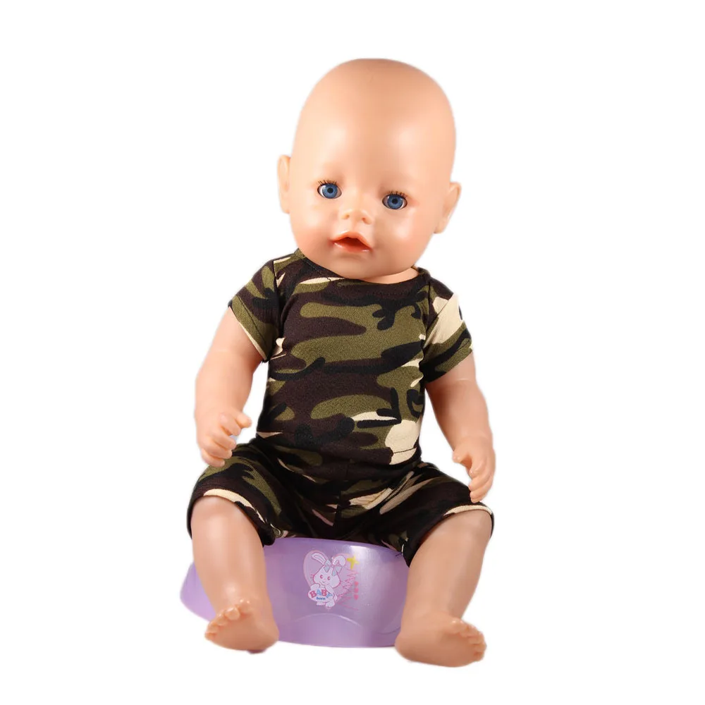 Nieuwe Collectie 43 Cm Baby Born Zapf Pop Poppenkleertjes Camouflage Kleding Pop Accessoires Kinderen Best Gift Dolls Accessories Baby Born Zapfclothing Dolls Aliexpress