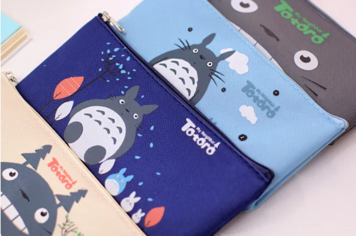 Kawaii My Neighbor Totoro Canvas Pencil Bag