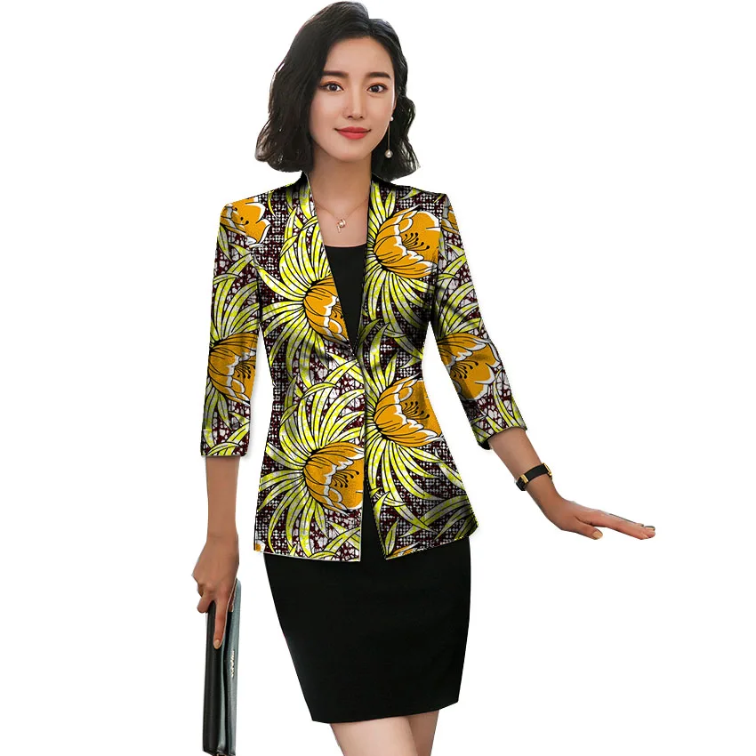 African Blazer For Women Fashion Ankara Blazer Three