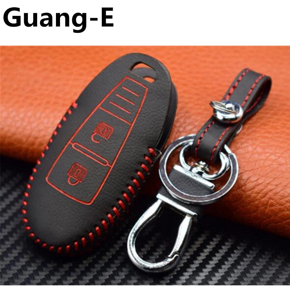 

High quality for Suzuki Vitara 2016 2017 2018 car inner Stick cover detector Leather keys Chain bag cases Graffiti frame lamp