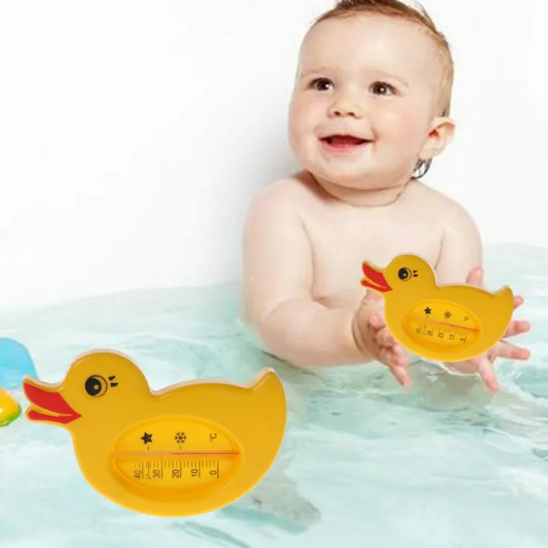 

Baby Shower Toy Yellow Duck Bear Water Thermometer Cartoon Bath Toys Kids Infant Room Indoor Temperature Sensor