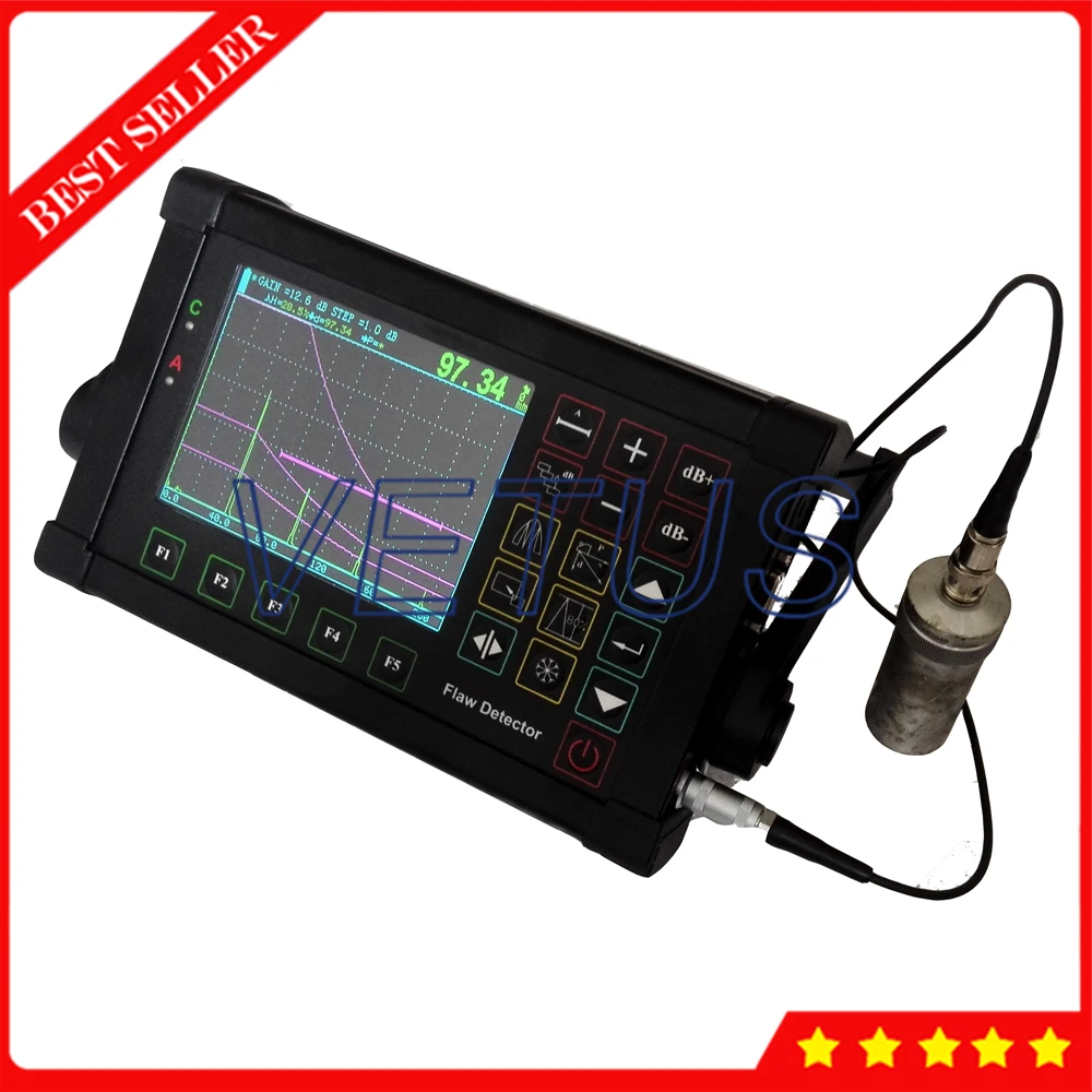 YFD200 Solid Metal Housing Ultrasonic Flaw Detector With 0 to 10000 mm