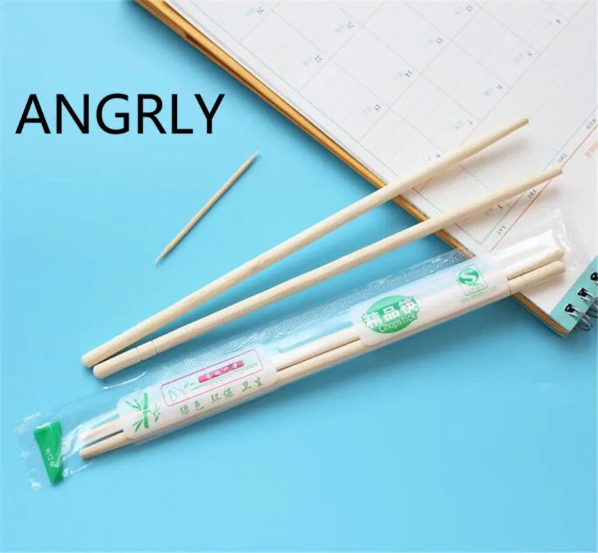 100pcs Environmental disposable chopsticks 5.5mm diameter Restaurant