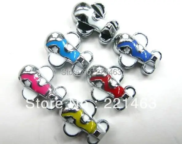 Sl142 100 шт. 8 мм самолет слайд подвески Fit Pet воротник / браслеты|wristband usb|charming frenchcharm