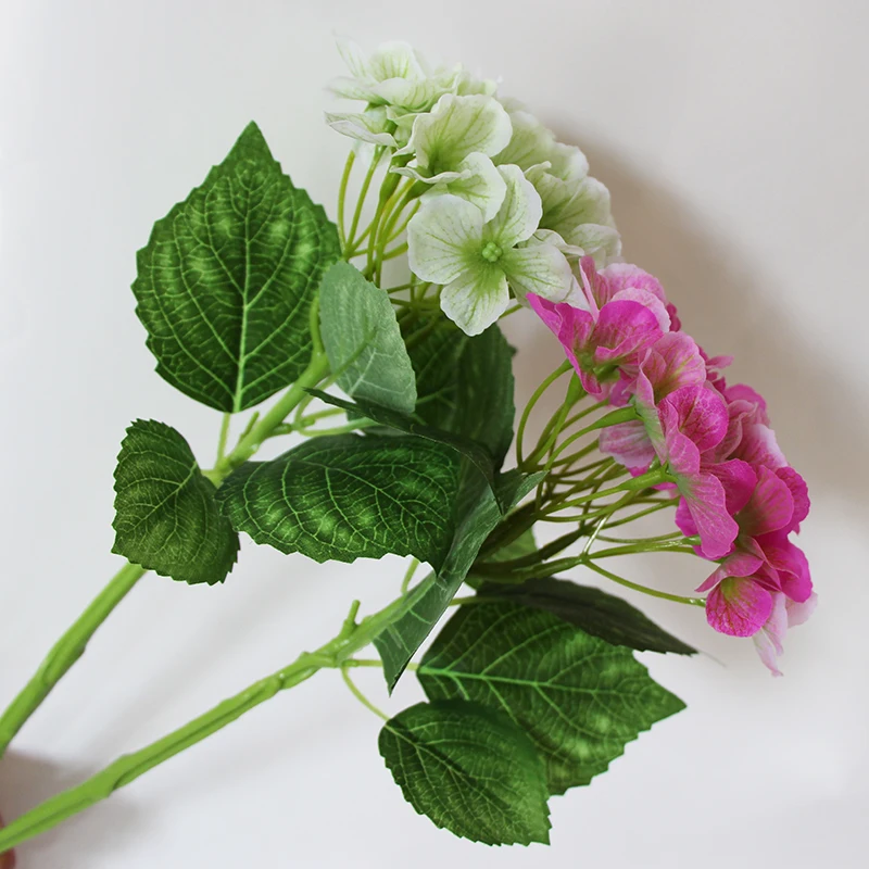 Fake real touch Artificial silk hydrangea flowers for decoration bridal bouquet wedding arch car home party decoration mariage Fake real touch Artificial silk hydrangea flowers for decoration bridal bouquet wedding arch car home party decoration mariage