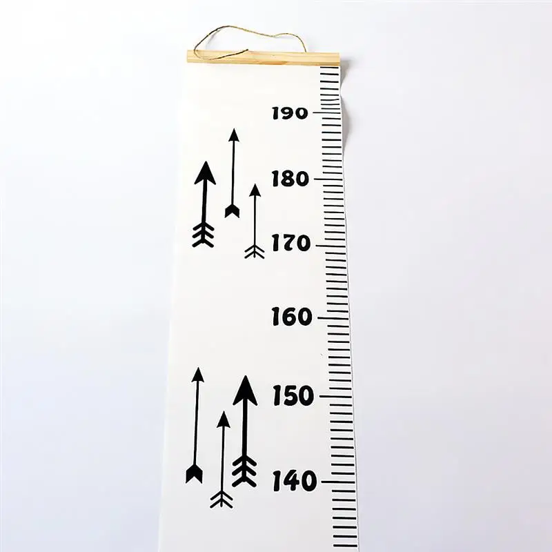 Таблица роста ребенка, измерительная линейка высоты, детская деревянная настенная подвесная диаграмма роста высоты, детская комната, домашний декор - Цвет: B