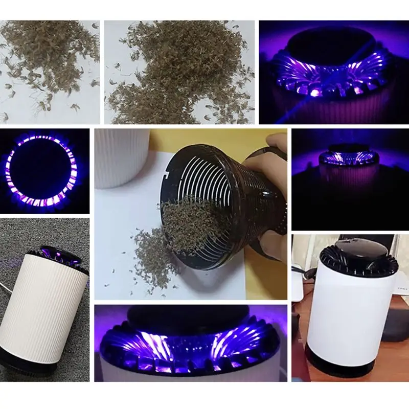 Лампа от комаров, USB электрическая, без шума, без излучения, средство от насекомых, ловушка для мух, противомоскитная лампа для дома