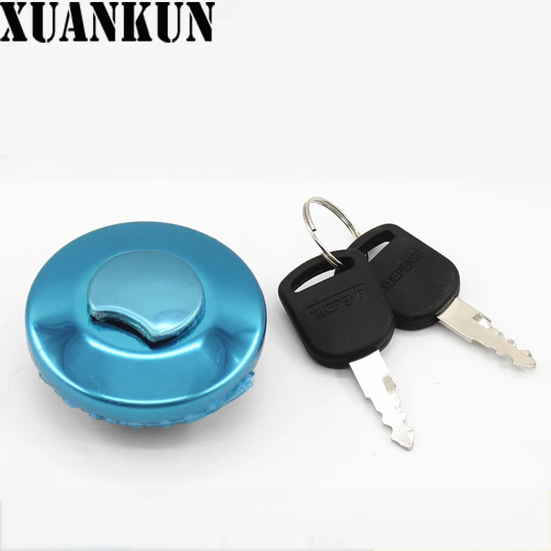 XUANKUN Motorcycle Parts AX100 Oil Tank Cover Fuel Tank Lock on