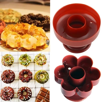 

Plastic Light weight Donut Maker Dispenser Deep Fry Donut Mould Easy Fast Portable Arabic Waffle Doughnut Gadget Drop Shipping