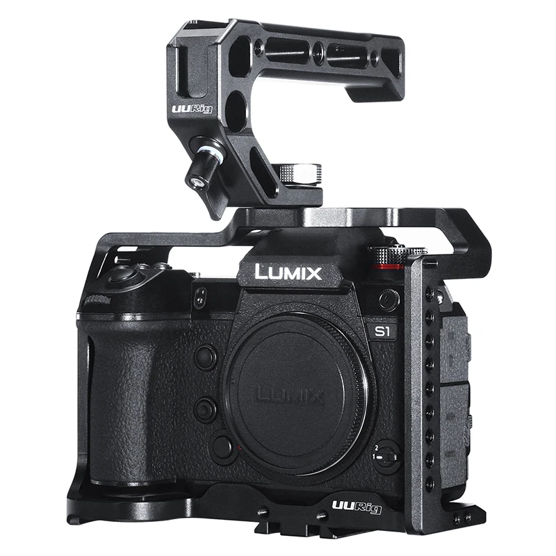 UURig клетка для камеры Panasonic S1/S1R Lumix S1R S1 защитный корпус видеосъемки крепление