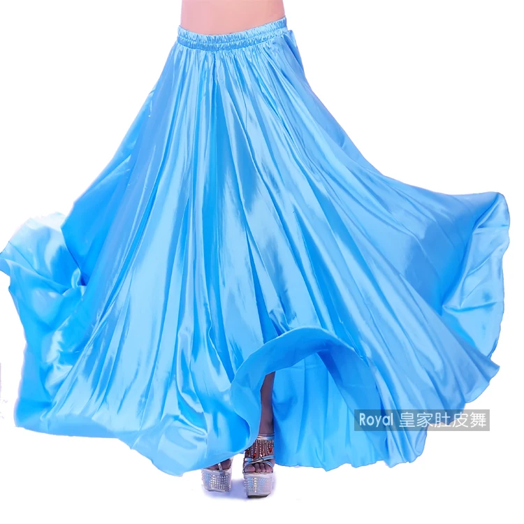 Женская юбка для танца живота, женская с двумя вырезами, шифоновая юбка для танца живота для женщин, костюмы для танца живота, 12 цветов, B-6854