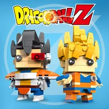 Dragon Ball Z Son Goku Веджета супер сайян булма фигурка конструктор кирпичи Стрекоза Z DBZ