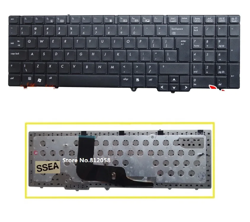 SSEA новый ноутбук UI клавиатура Английский для HP Probook 6540B 6545B 6550B 6555B 6540 6545 Клавиатура