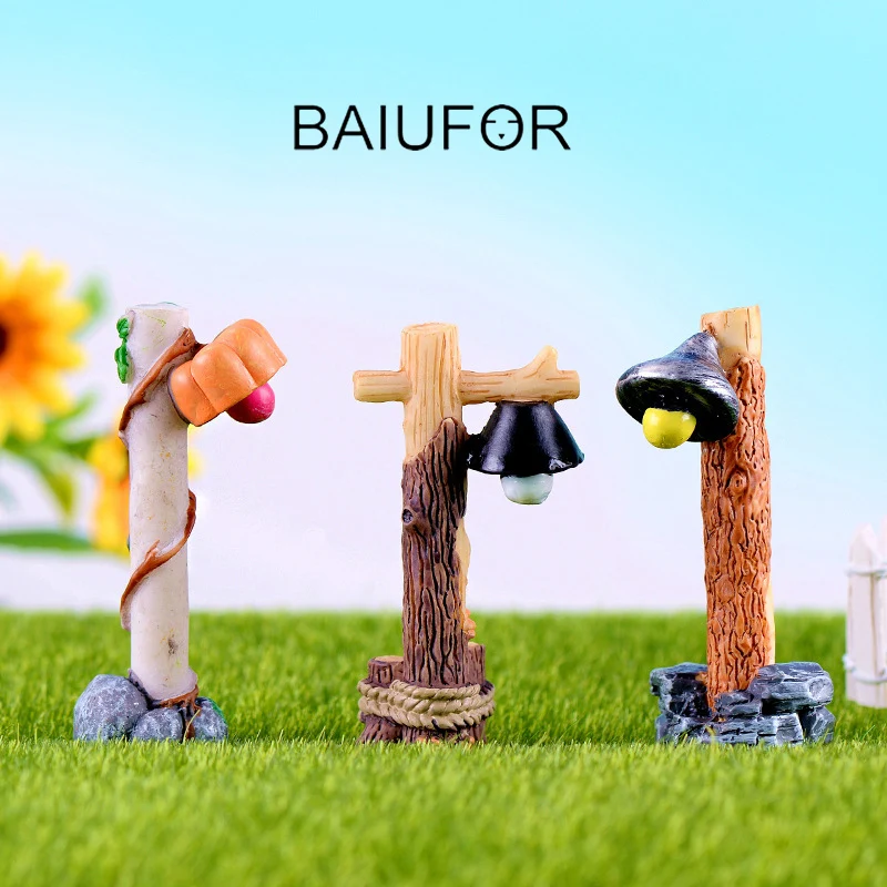 BAIUFOR миниатюрные фэнтезийные уличные фонари для кукольного домика Искусственные