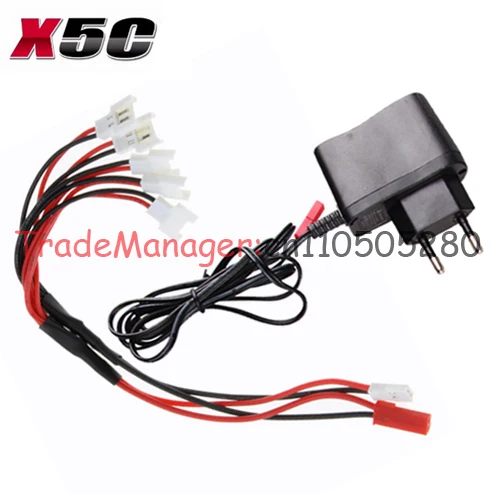Зарядное устройство Syma X5C + зарядный кабель 5 в 1 Аккумулятор для SYMA 2 4G 6-осевой