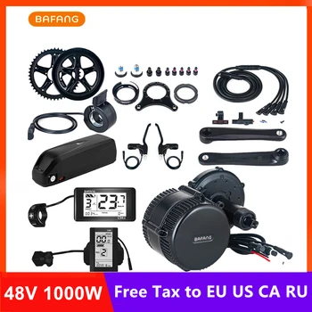 

48V 1000W Bafang 8fun BBSHD BBS03 Mid Drive Motor Ebike Conversion Kit With 48V 13AH Lithium Battery C961 C965 EU US RU Free Tax