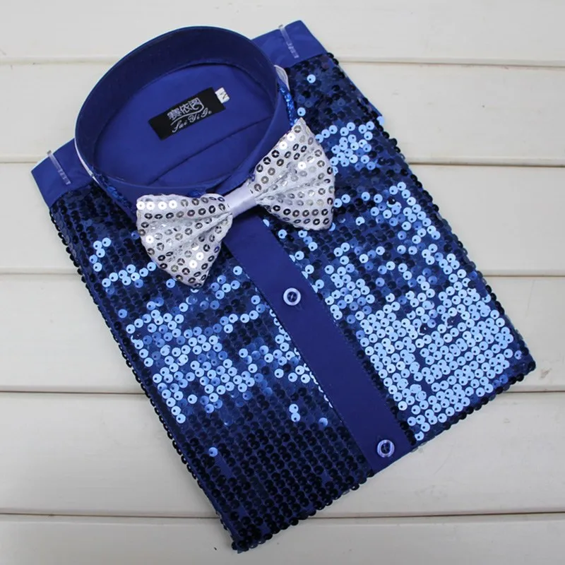Men Latin Dance Dress Latin Dress Dance Dresses Latin Dance Costumes Cotton Blend Sequin Shirt Modern Tango Rumba Dance Wear -