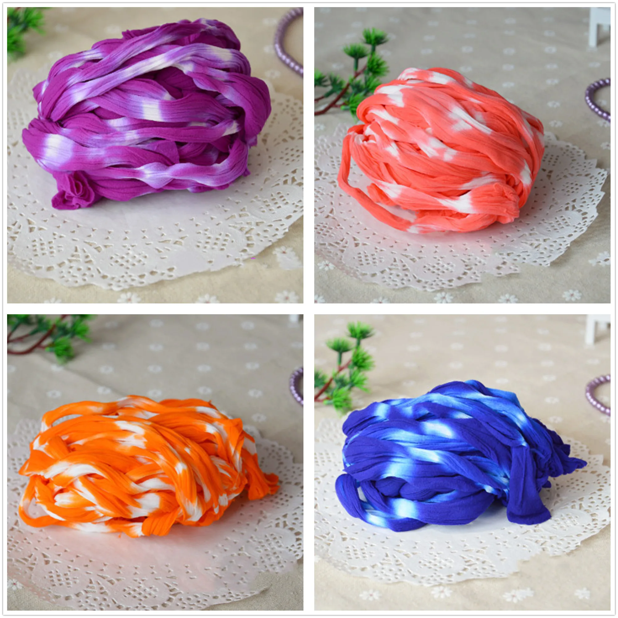 

5pcs Tensile Nylon Stocking DIY Ronde Flower Making Material Handmade Craft Accessory Wedding Home DIY Nylon Flower Garden Decor