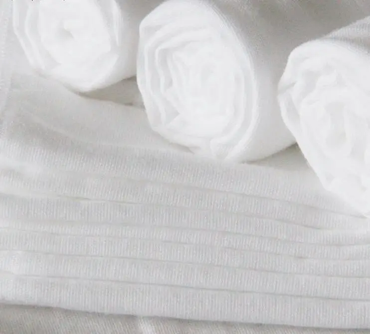 White Cotton Gauze muslin Fabric Material Used for Wraps Swaddle