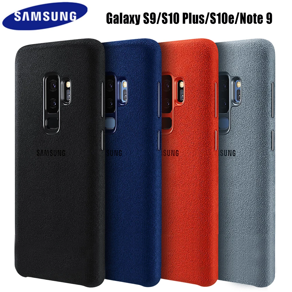 Samsung S9 Case Original Official Luxury Full Protection Suede Leather