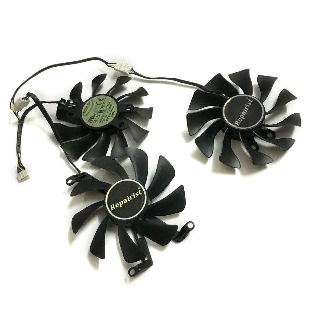 3pcs/lot VGA GPU Cooler Fans GTX 980Ti Video Card fan 85mm DC 12V 0.25A