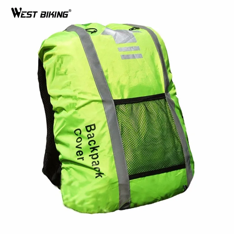 Sale WEST BIKING Waterproof Bicycle Bag 25-40L Cycling Backpack Reflective Ciclismo Rain Cover 40* 50cm Mountain Bikes Bags Raincover 21