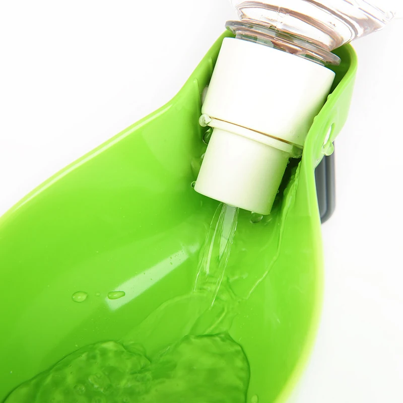 Высококачественный Экологически чистый материал 200 мл бутылка для воды для собак многоцветный собака ПЭТ автоматическая Питьевая портативная бутылка с ручкой