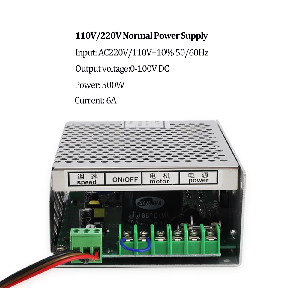 Daedalus 500W spindle motor 220V 110V Mach3 6A 50 / 60HZ power regulator DIYCNC adjustable switching power supply Gorverner