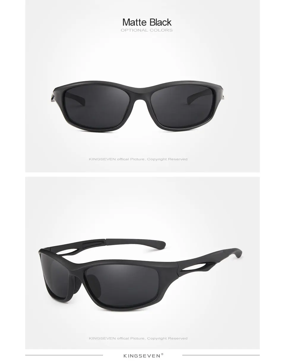 KINGSEVEN Best Sunglasses For Night Driving Polarized Lens