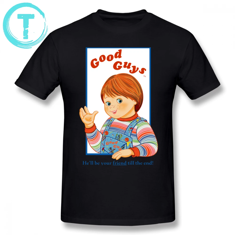 Goede Chucky T shirt Kind S Play Goeden Chucky T Shirt Korte Mouw Heren Tee Shirt Oversized Streetwear Gedrukt 100 Katoen tshirt