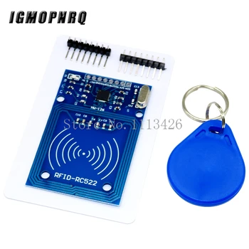 

RFID module RC522 Kits S50 13.56 Mhz 6cm With Tags SPI Write & Read for uno 2560