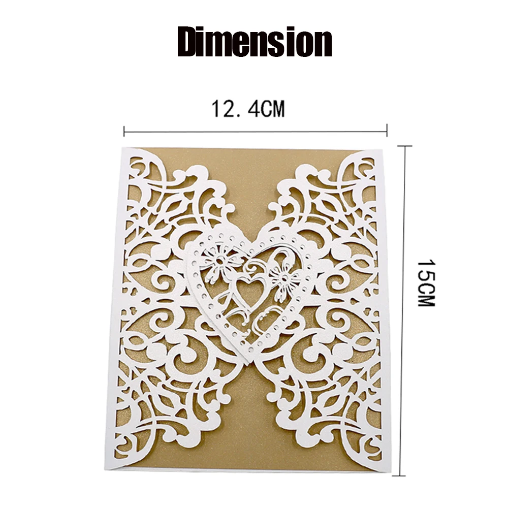 20 шт Европейский стиль лазерная резка, для свадьбы Пригласительные открытки три раза кружева деловые пригласительные билеты с внутренним листом