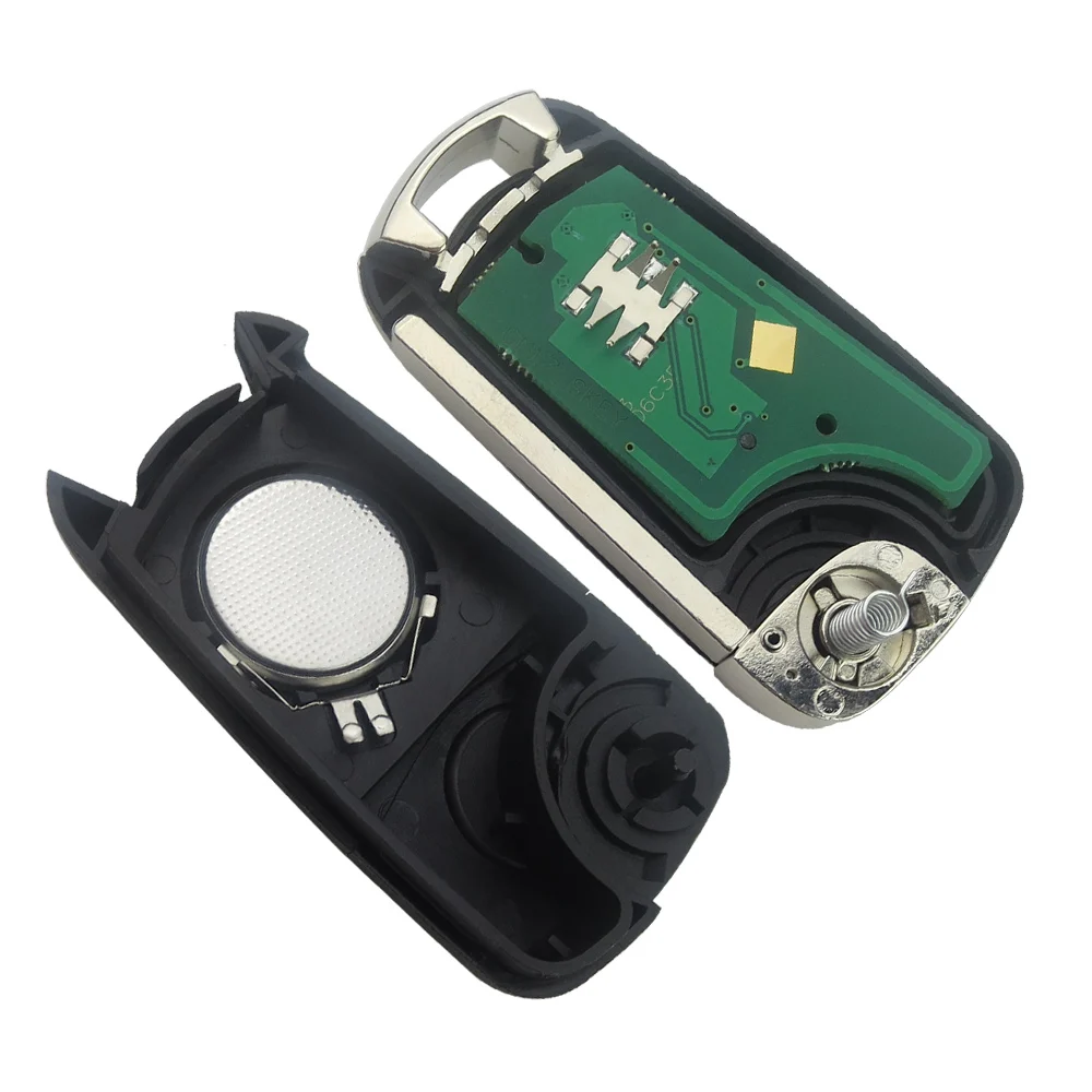 OkeyTech Автомобильный ключ для Vauxhall Opel Zafira B Astra H откидной складной 2 кнопки 433 МГц ID46