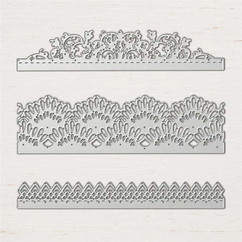 

YaMinSanNiO Dies Frame Cutting for Scrapbooking Metal Die Cuts Lace Card Making New 2018 Edge Dies Border Photo Scrapbook Album