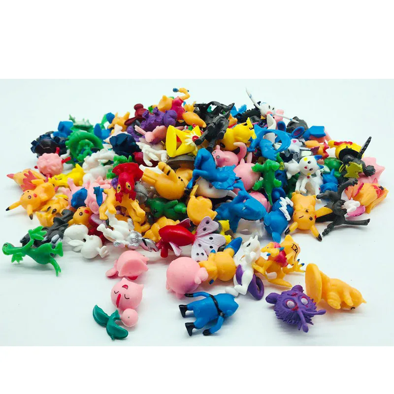 24 шт. 144 ПВХ Японский Pocket Monster цифры pokeball Пикачу Чаризард фигурка figuras кукла лот для