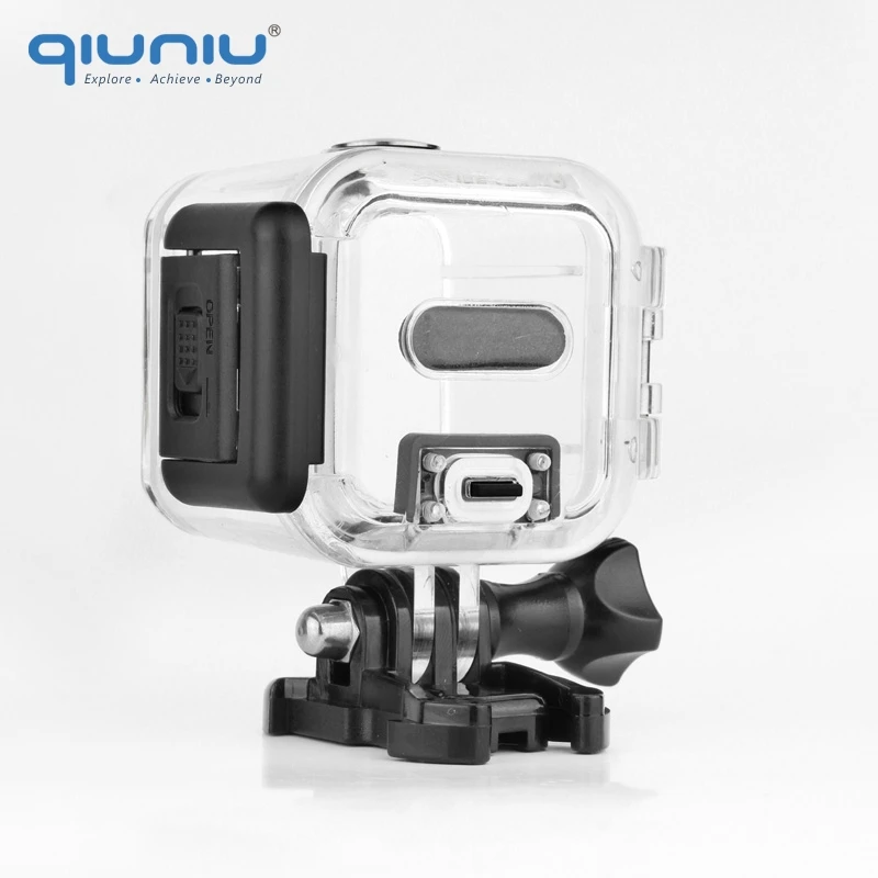 QIUNIU для GoPro Session 45M Подводный Водонепроницаемый защитный чехол для дайвинга для GoPro Hero 4 Session camera