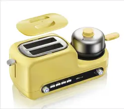 Электрический домашний тостер из нержавеющей стали портативная машина для завтрака автоматический прибор для хлеба для выпечки жареные