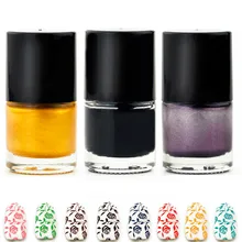 1 шт. 6 мл 24 привлекательная цветная СВЕТОДИОДНАЯ Лампа гель лак для ногтей многоцветное кольцо на кончик пальца художественный штамп и печать специальный лак для ногтей