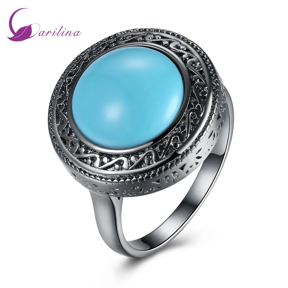 

Turquoise ring high fashion rings ring fashion claws set inlaid ring for women R2057