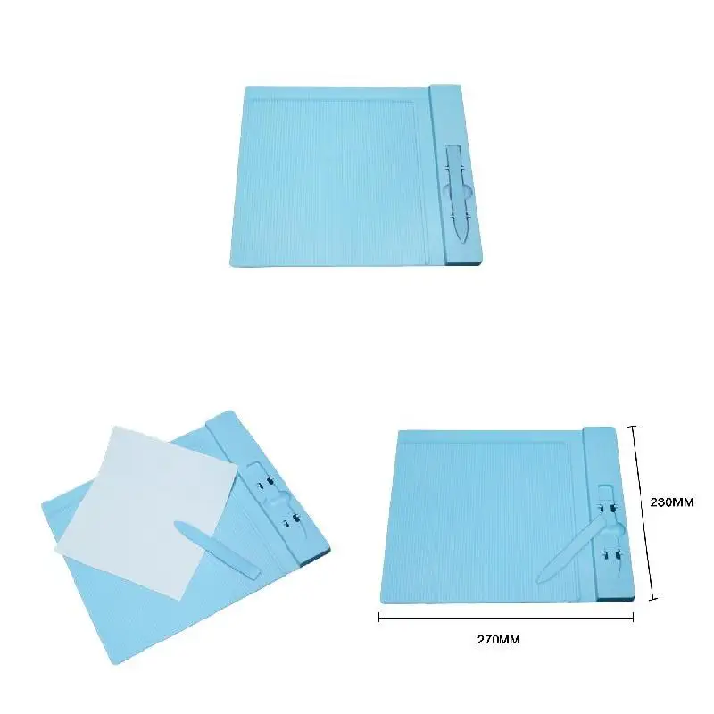 

270x230mm Plastic Scoring Board Paper Card Cuting Board Craft DIY Tool with Measuring Grid Store