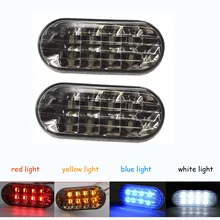 Amber Smoke Side Marker Turn Light 8 LED For VW Volkswagen /Golf /Jetta/ Passat/ Bora /MK4 GTI / R32/ New Beetle Black White 