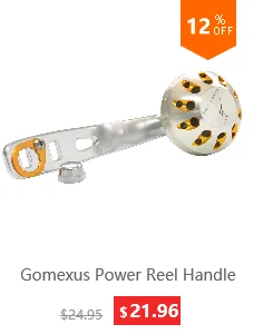 Gomexus Power Handle For Daiwa Abu Baitcast Reel 8x5mm Spindle Carbon 95/105mm 