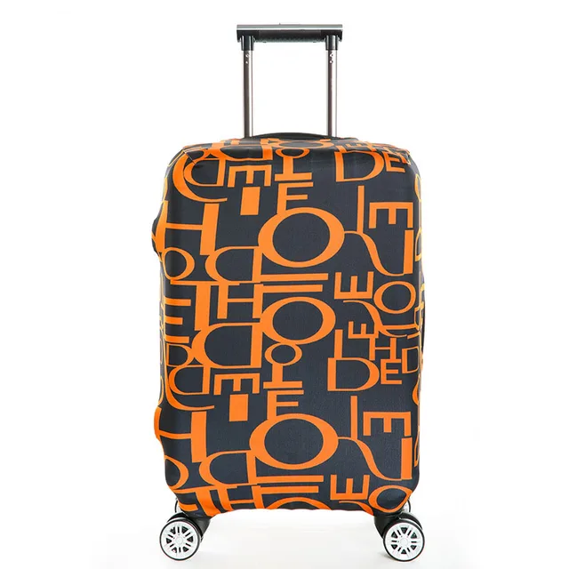 suitcase with zipper cover