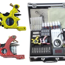 Цифровой татуировки Machine Gun комплект татуаж машины комплект с татуировки Блок питания